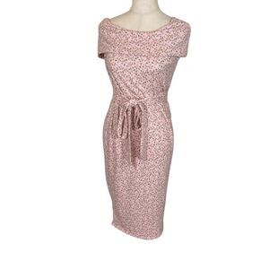 Pinkblush Pink Floral Off the Shoulder Midi Dress Women’s Maternity Small